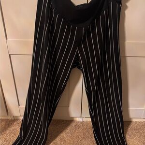 SHEIN Black and White Striped Garment